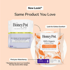 Organic Cotton Comfort Cover Overnight Pads