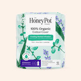 Organic Cotton Cover Cooling Herbal Infusion Overnight Pads