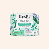 Organic Cotton Cover Cooling Herbal Infusion Heavy Flow Liners