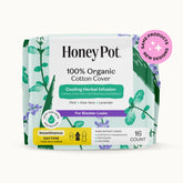 Incontinence Cooling Herbal Infusion 100% Organic Cotton Cover Daytime Pads