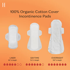 Incontinence 100% Organic Cotton Comfort Cover Liners