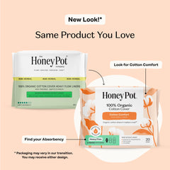 Organic Cotton Comfort Cover Heavy Flow Liners
