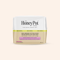 Incontinence 100% Organic Cotton Comfort Cover Daytime Pads